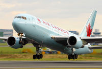 C-FVNM @ EGCC - An impressive new colour scheme for Air Canada's 767. - by Kevin Murphy
