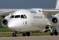 G-FLTD @ EGCC - In the livery of Italian company Air Sal which is no more. - by Kevin Murphy