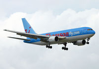 G-BRIF @ PMI - On short finals to Palma, Majorca. - by Kevin Murphy