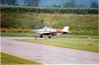 N4875J @ 51TN - Debbie prior to $5000.00 mena ark paint job - by J. Meakin Hoffer