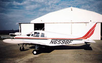 N6598F @ KROA - Side view of Piper Cherokee N6598F based at Roanoke Regl. Airport. - by Peter Steinmaker