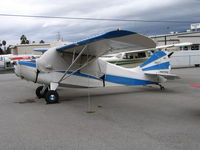 N4745E @ RHV - 1951 Aeronca 7EC between rainstorms at Reid-Hillview Airport, San Jose, CA - by Steve Nation