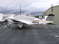 N1584L @ RHV - 1976 Beech V35B Bonanza between rainstorms at Reid-Hillview, San Jose, CA - by Steve Nation