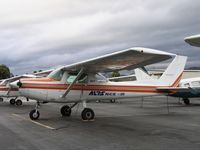 N5090Q @ RHV - Nice Air 1981 Cessna 152 (ALPS NIce Air titles) between rainstorms at Reid-Hillview Airport, San Jose, CA - by Steve Nation