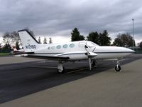 N121BD @ RHV - 1979 Cessna 414A between rainstorms at Reid-Hillview Airport, San Jose, CA - by Steve Nation