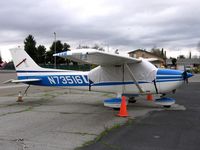 N73516 @ RHV - 1976 Cessna 172M between rainstorms at Reid-Hillview Airport, San Jose, CA - by Steve Nation