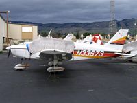 N33673 @ RHV - 1975 Piper PA-28-151 between rainstorms at Reid-Hillview Airport, San Jose, CA - by Steve Nation