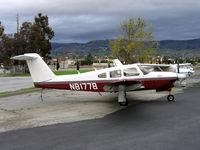 N81778 @ RHV - 1978 Piper PA-28RT-201T between rainstorms at Reid-Hillview Airport, San Jose, CA - by Steve Nation