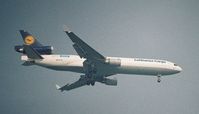 D-ALCN @ HKG - Lufthansa Cargo MD11F on finals to Chep Lap Kok - by Micha Lueck
