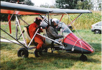 PH-1U8 @ GEESTEREN - The PH-1U8 just before the start off the engine for a lessons flight. I did my first solo at this Ultralight.