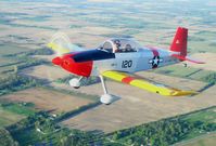 N44071 - RV8 inflight over IN - by Unknown