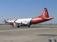 N921AU @ CIC - Aero Union P-3A Orion tanker #21 (BuAer 151385) at Chico Municipal Airport, CA - by Steve Nation