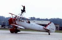 N75520 @ GSB - Waving to the crowd at the 2002 Seymour Johnson AFB show - by Paul Perry
