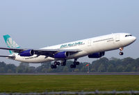 9Y-JIL @ EGCC - Just about to touch down on 06R - by Kevin Murphy