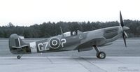 N730MJ @ SFQ - Another B&W shot, this time the world renowned Spitfire