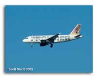 N906FR @ KSFO - Short Final into SFO - by Scott Gist