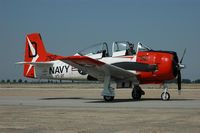 N91AW @ MIT - Taxi to parking at Shafter Ca. - by Scott Gist