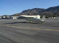 N4638N @ SZP - 1944 Howard DGA-15P P&W R985-AN 450 Hp 'White Bear', Taxi to runway 22 - by Doug Robertson