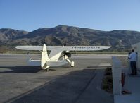 N4638N @ SZP - 1944 Howard DGA-15P P&W R985-AN 450 Hp 'White Bear', Refueling - by Doug Robertson