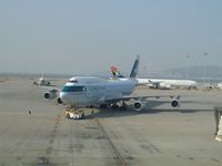 B-HUI @ HKG - Push-back at Hong Kong - by Micha Lueck