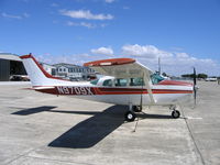 N9709X @ KCVH - 1962 Cessna 210B with bent prop at Hollister, CA - by Steve Nation