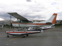 N9493Z @ RHV - Float-equipped 1981 Cessna TU206G at Reid-Hillview Airport, San Jose, CA - by Steve Nation