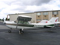 N9668Q @ RHV - ASA/American Scool of Aviation (titles) 1975 Cessna 172M at Reid-Hillview Airport, San Jose, CA - by Steve Nation