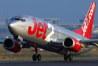 G-CELK @ EGCC - Jet2's 'Edinburgh at rotation on 24L. - by Kevin Murphy