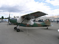 N841CP @ RHV - 4th Avn Co 191 Cessna L-19E painted in foreign colors with serial 61-2972 at Reid-Hillview Airport, San Jose, CA - by Steve Nation