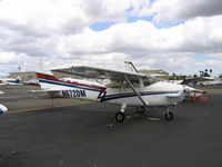 N672DM @ RHV - Lubbers Air 1977 Cessna 182Q at Reid-Hillview Airport, San Jose, CA - by Steve Nation