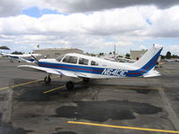 N6413C @ RHV - JWA Enterprises 1978 Piper PA-28-181 Archer @ Reid-Hillview Airport, San Jose, CA. Sustained substantial damage Jul 3, 2006 when acft impacted terrain on attempted go-around at Butte Valley Airport, Dorris, CA. Four onboard OK. - by Steve Nation