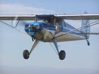 N71245 @ 1V5 - O-200 conversion - by Andy in back seat of Marijke's Citabria