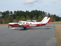 N1583X @ MQW - Sitting on the ramp at Telfair-Wheeler (MQW) Little Ocmulgee State Park McRae, GA - by Sam Andrews