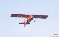 N2542Z @ PVG - The sunset strikes the colors on this Bellanca rather nicely