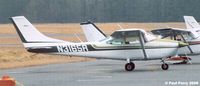 N3165R @ PGV - Tied down on a quite foggy and drizzly day
