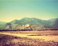 N9328J - N9328J Circa 1977 So Cal Desert - by Paul Fordem