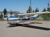 N21128 @ SEE - On the ramp at Gillespie (SEE)