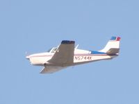 N5744K - Coming East -> West over Yorba Linda, CA - by John Brondum