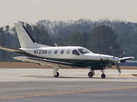 N721SR @ PDK - Taxing to Mercury Air Center - by Michael Martin