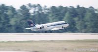 N823AS @ ILM - And she's off!!