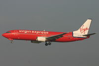 OO-VBR @ BRU - new red colours for OO-VBR