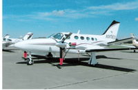 N353ES @ KAIZ - 1982 Cessna Conquest - by Travis Jett