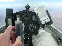 N990 @ U62 - Reaching 18,900 feet MSL over the mountains of central Idaho - by Wayne Paul