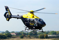 G-CCAU @ EGBO - Eurocopter 135T-1 owned by West Midlands Police (Wolverhampton-Halfpenny Green)