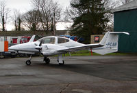 G-FCAB @ EGBO - Diamond DA-42 Twin Star (Halfpenny Green)