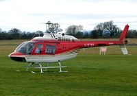 G-BYBA @ EGBO - Bell 206B Jet Ranger 3 (Halfpenny Green) - by Robert Beaver