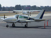 N111EA @ PDK - Tied down @ Mercury Air Center - by Michael Martin