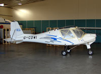 G-CDWI @ EGBO - Ikarus C42-FB80 (Halfpenny Green) Under construction in the Aerosport hangar