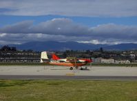 N2124G @ CMA - 1958 Cessna 182A SKYLANE Continental O-470 230 Hp, N724DG TURBINE LEGEND behind - by Doug Robertson