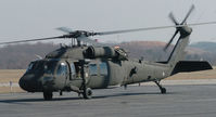 UNKNOWN @ DAN - Blackhawk from Bragg making a fuel stop in Danville Va. - by Richard T Davis